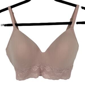 Natori bra 723154 Bliss Perfection contour soft cup tan size 32DDD 32F
